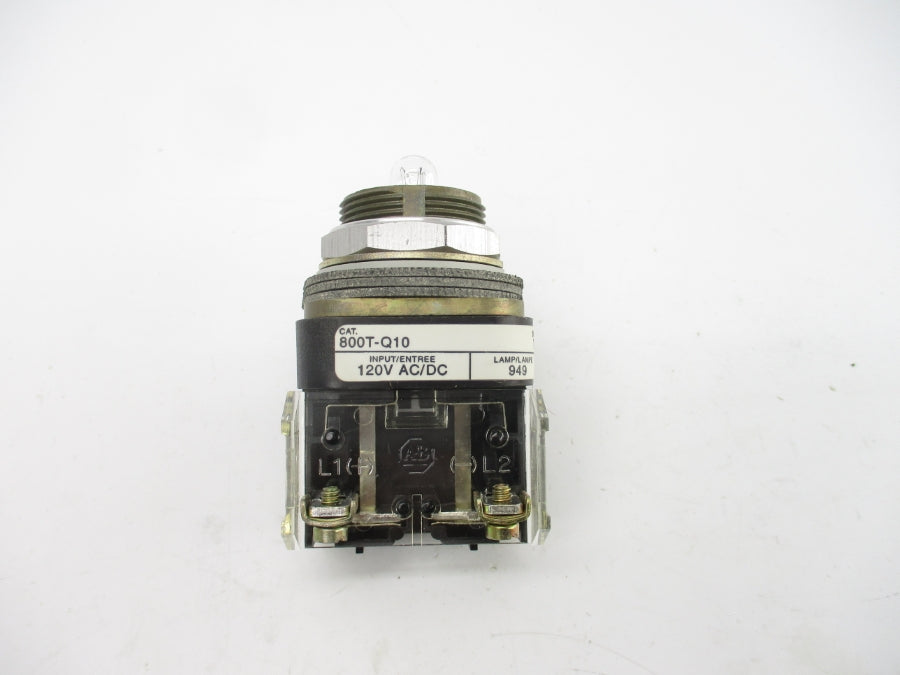 ALLEN BRADLEY 800T-Q10 SER. T 120VAC/DC (GY/BL) NSMP