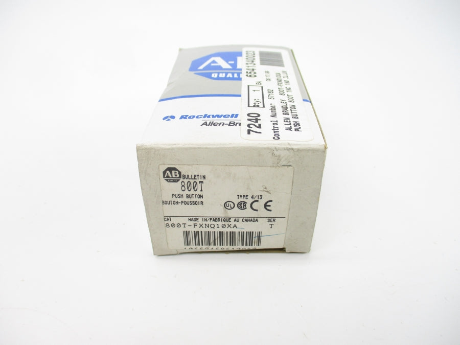 ALLEN BRADLEY 800T-FXNQ10XA SER. T (GY/BL) NSMP