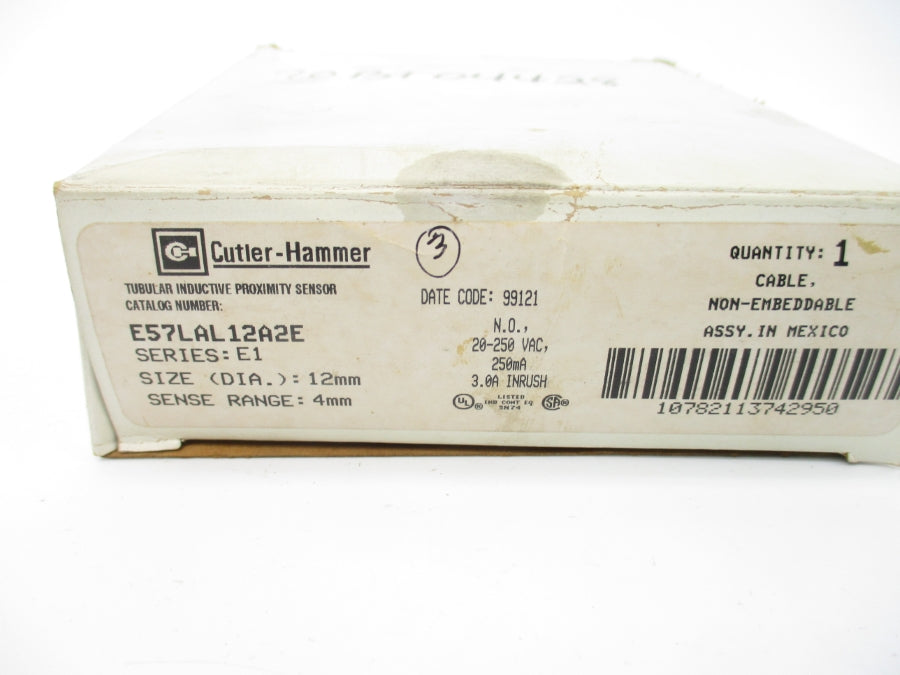 CUTLER HAMMER E57LAL12A2E SER. E1 20-250VAC NSMP