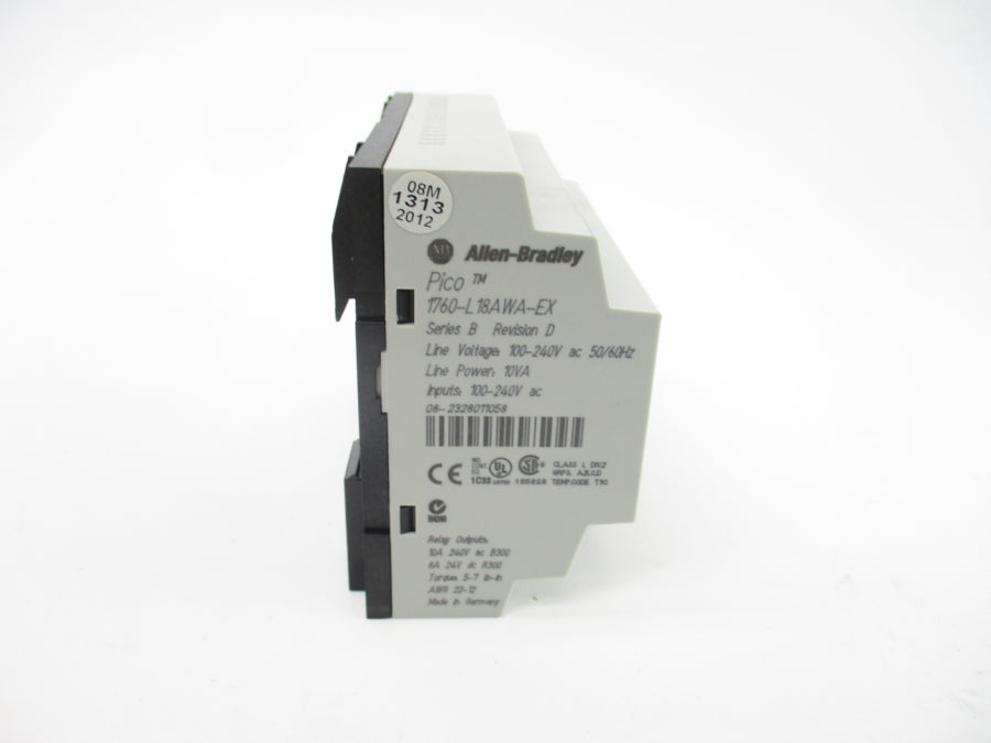 ALLEN BRADLEY 1760-L18AWA-EX SER. B 100-240VAC NSMP
