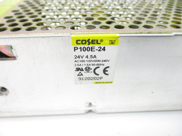 COSEL P100E-24 100-120/200-240V 2.5/1.5A UNMP