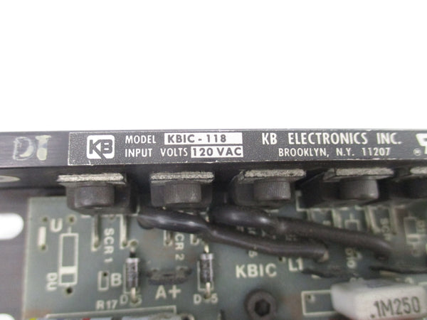 KB ELECTRONICS KBIC-118 120VAC UNMP