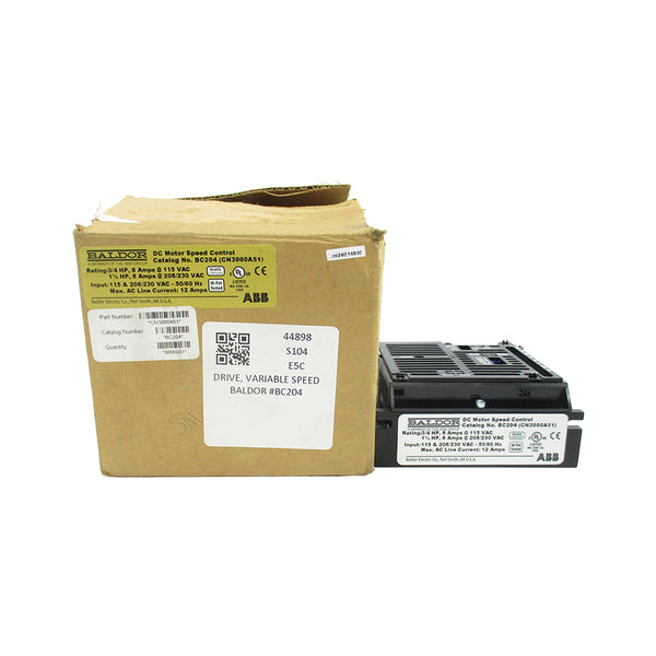 BALDOR BC204 (CN3000A51) 208/230VAC 8A NSMP