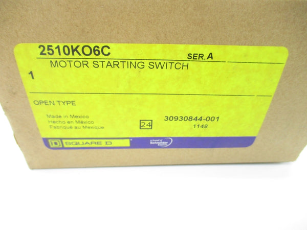 SQUARE D 2510KO6C SER. A NSMP