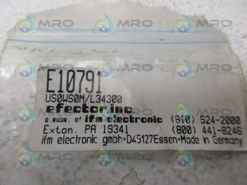 IFM EFECTOR E10791 FEMALE CONNECTOR NSMP