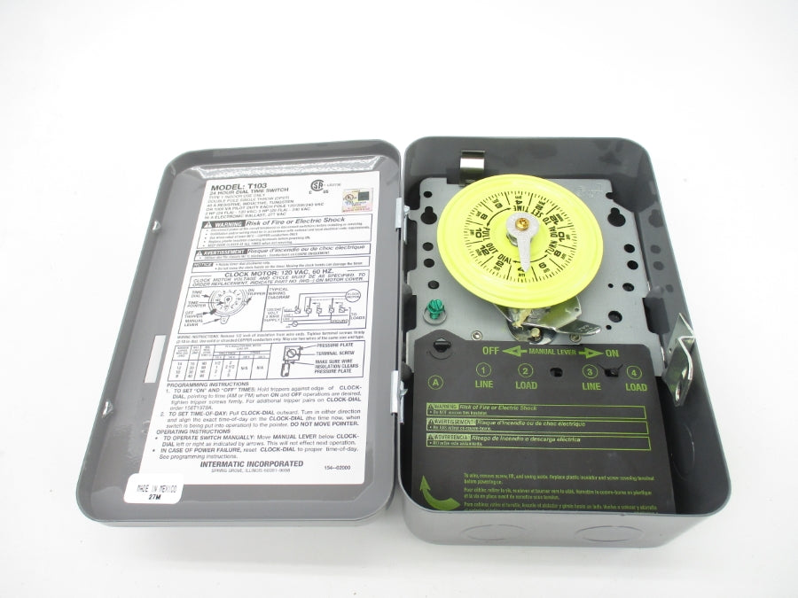 INTERMATIC T103 120VAC 24HR NSMP