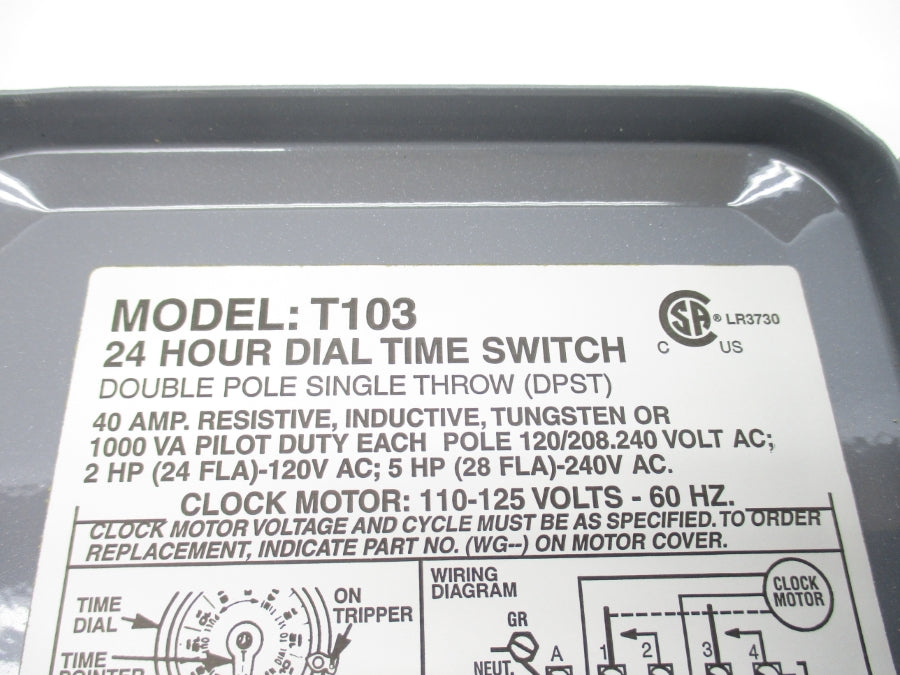 INTERMATIC T103 120VAC 24HR NSNP