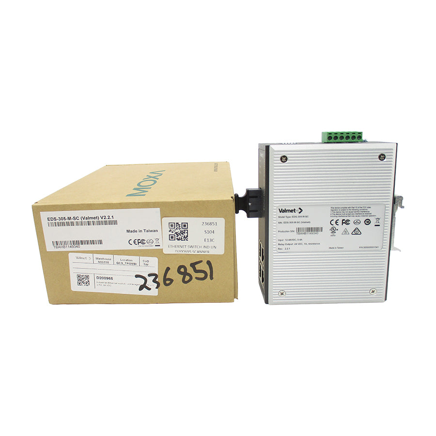 MOXA EDS-305-M-SC 12-48VDC 0.4A NSMP