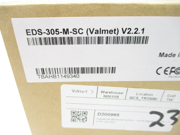 MOXA EDS-305-M-SC 12-48VDC 0.4A NSMP