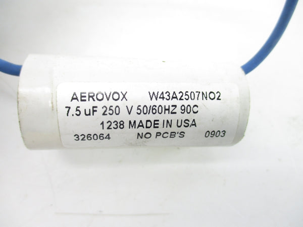 AEROVOX W43A2507NO2 250V NSNP