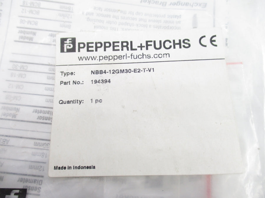 PEPPERL+FUCHS NBB4-12GM30-E2-T-V1 194394 NSMP