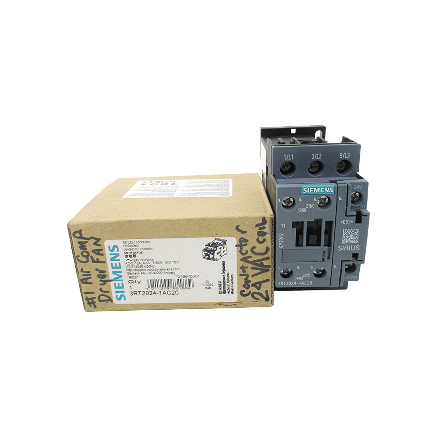 SIEMENS 3RT2024-1AC20 24V 12A NSMP