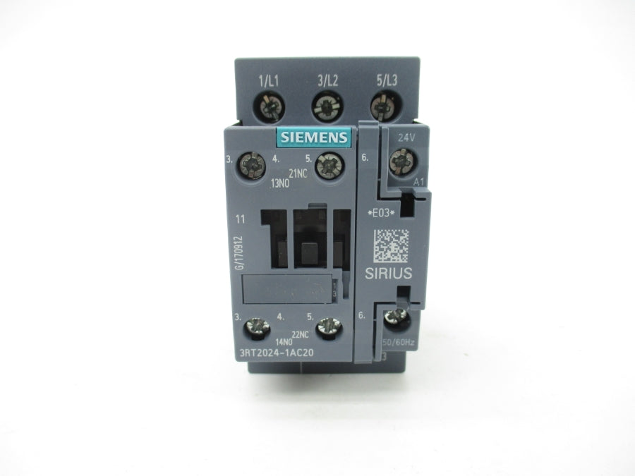 SIEMENS 3RT2024-1AC20 24V 12A NSMP