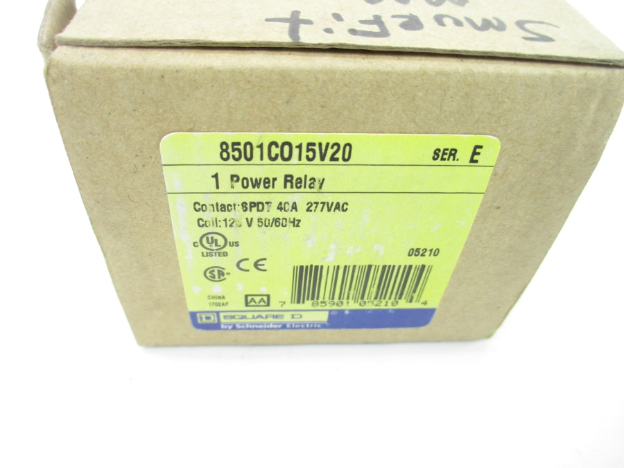 SQUARE D 8501CO15V20 SER. E 120V 40A NSMP