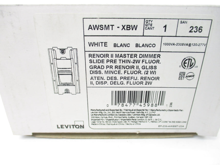 LEVITON AWSMT-XBW 120-277V NSMP
