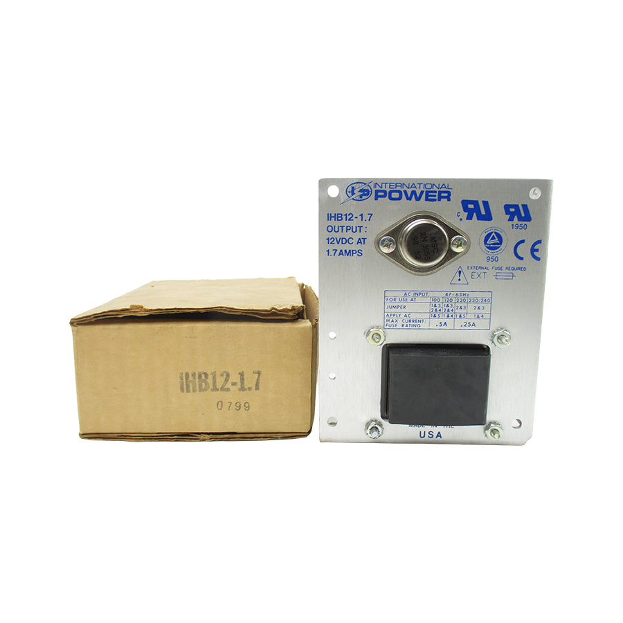 INTERNATIONAL POWER IHB12-1.7 12VDC 1.7A NSMP
