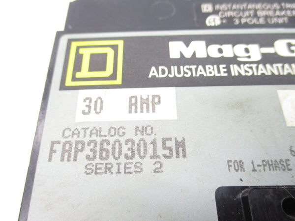 SQUARE D FAP3603015M SER. 2 600VAC 30A UNMP