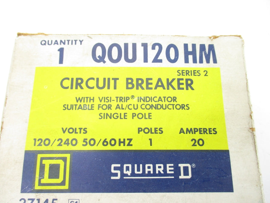 SQUARE D QOU120HM SER. 2 120/240V 20A NSMP