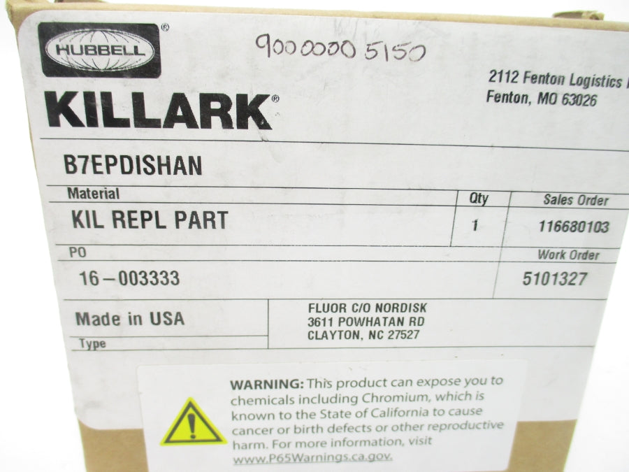 HUBBELL B7EPDISHAN NSMP