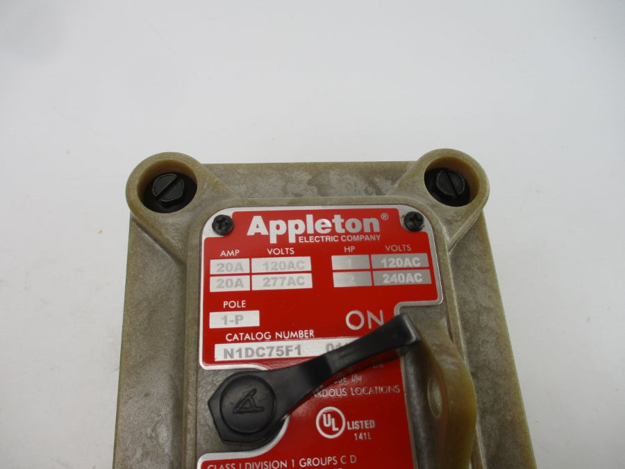 APPLETON N1DC75F1 120/277VAC 20A NSNP