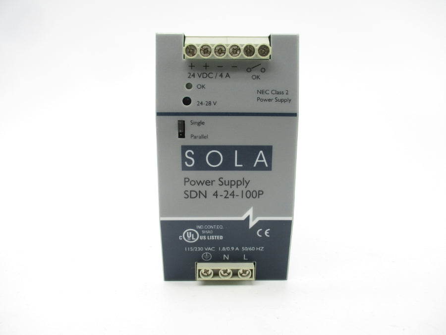 SOLA SDN4-24-100P 115/230VAC 1.8/0.9A NSMP