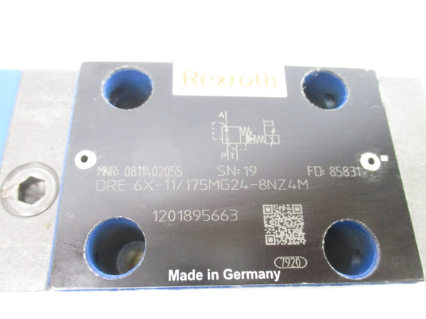 REXROTH DRE6X-11/1755MG24-8NZ4M 0811402055 24VDC 0.8A UNMP