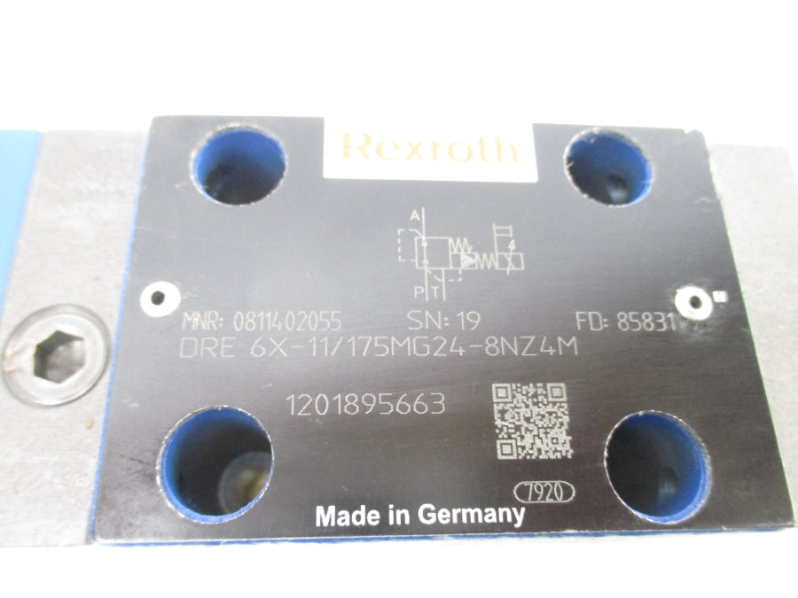REXROTH DRE6X-11/1755MG24-8NZ4M 0811402055 24VDC 0.8A UNMP