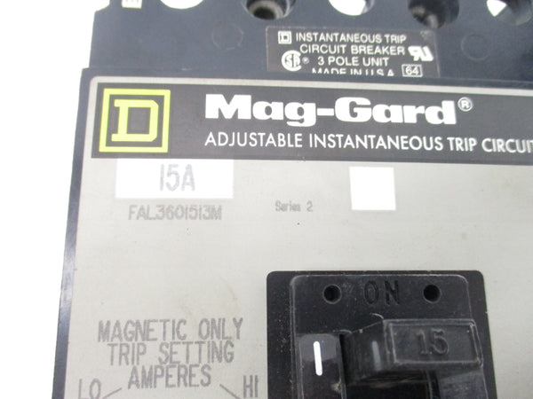 SQUARE D FAL3601513M SER. 2 600VAC 15A UNMP