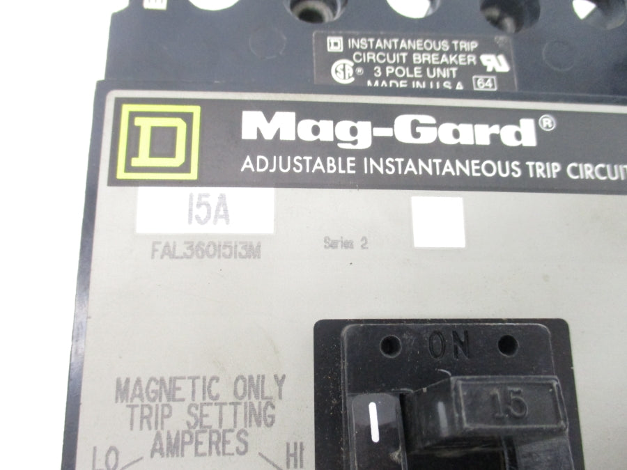 SQUARE D FAL3601513M SER. 2 600VAC 15A UNMP