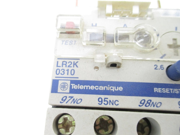TELEMECANIQUE LR2K0310 600V 2.6-3.7A UNMP