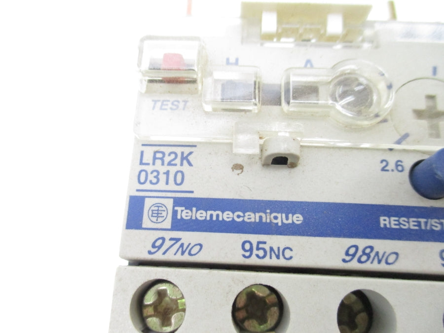 TELEMECANIQUE LR2K0310 600V 2.6-3.7A UNMP