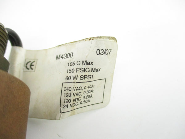 MADISON M4300 240VAC 0.40A 150PSI (BROWN) NSNP