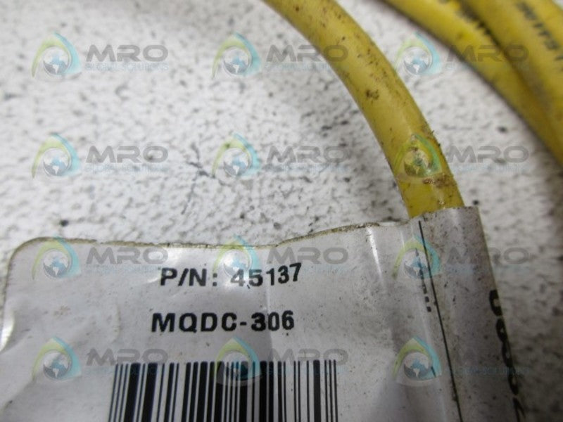 BANNER ENGINEERING MQDC-306 CABLE UNMP
