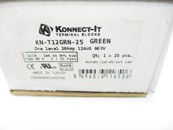 KONNECT-IT KN-T12GRN-25 600V 20A (PKG OF 25) NSMP