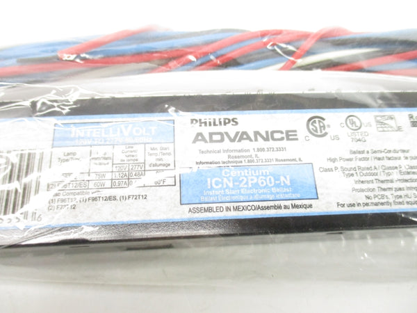 PHILIPS ADVANCE ICN-2P60-N 120-277V NSMP