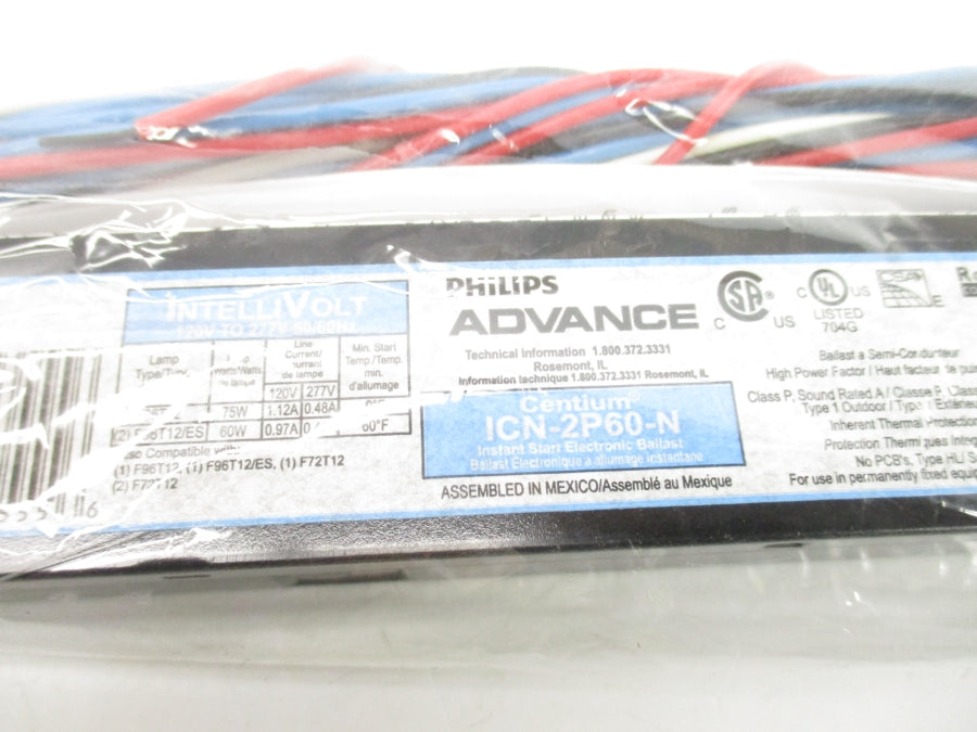 PHILIPS ADVANCE ICN-2P60-N 120-277V NSMP