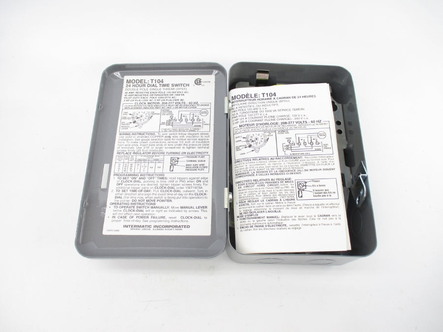 INTERMATIC T104-8 208-277VAC 40A 24HR NSMP