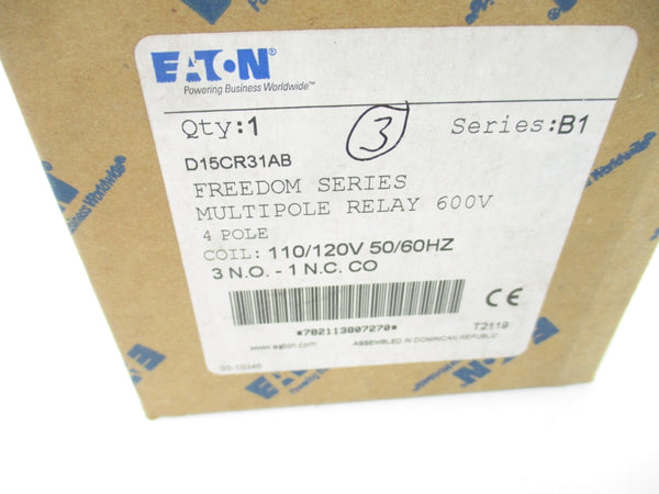 EATON D15CR31AB SER. B1 110/120V NSFS