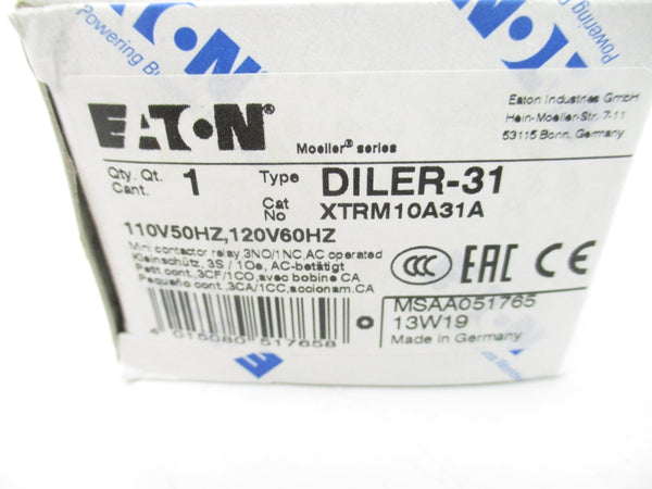 EATON XTRM10A31A DILER-31 110/120V NSMP