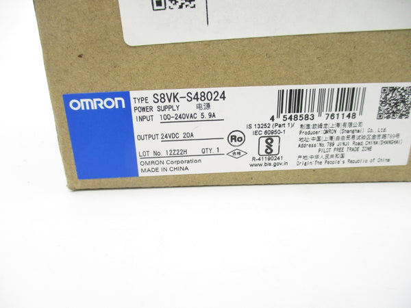 OMRON S8VK-S48024 100-240VAC 5.9A NSMP