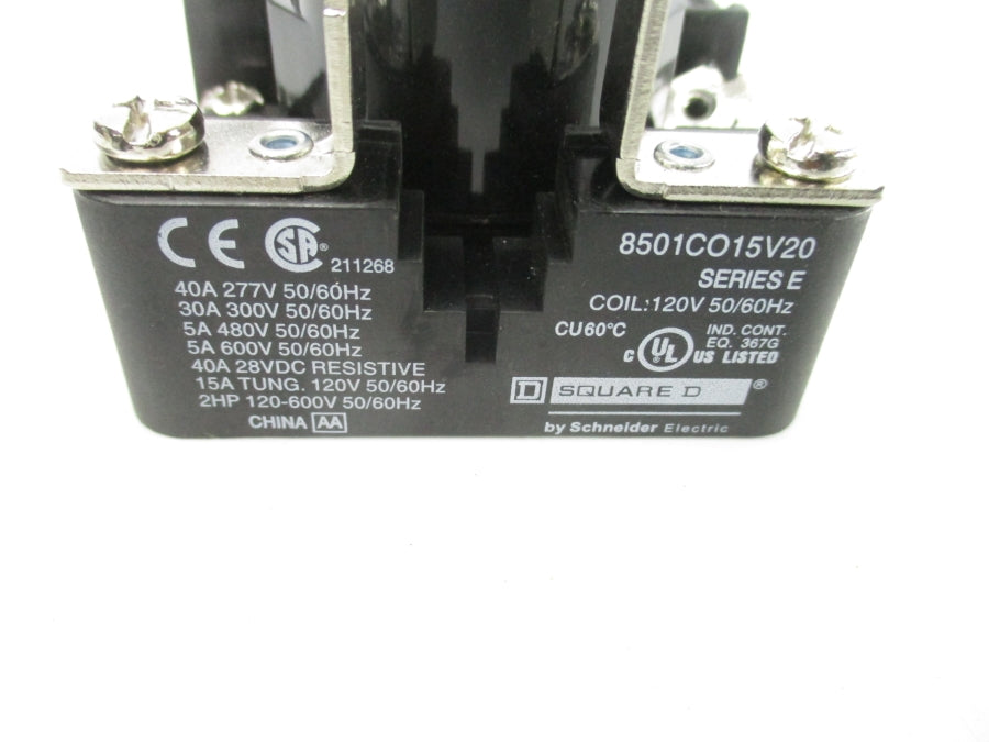 SQUARE D 8501CO15V20 SER. E 120V NSNP