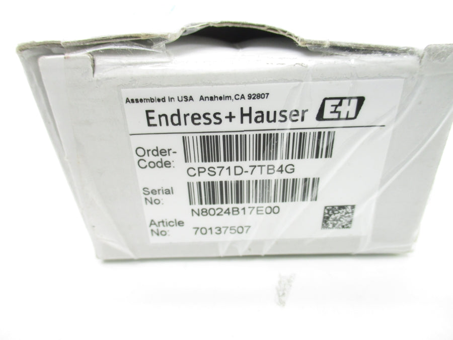 ENDRESS+HAUSER CPS71D-7TB4G NSMP
