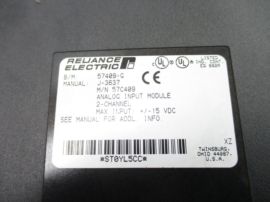 RELIANCE ELECTRIC 57409-G 57C409 UNMP