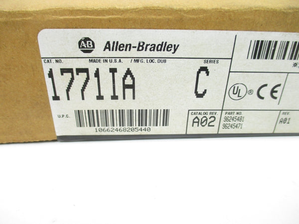 INDUSTRIAL SPARE PART 1771-IA SER. C 120VAC/DC REV. A02 UNMP