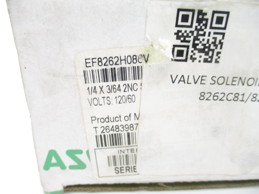 ASCO EF8262H080V 110/120V 750PSI 1/4" NSMP
