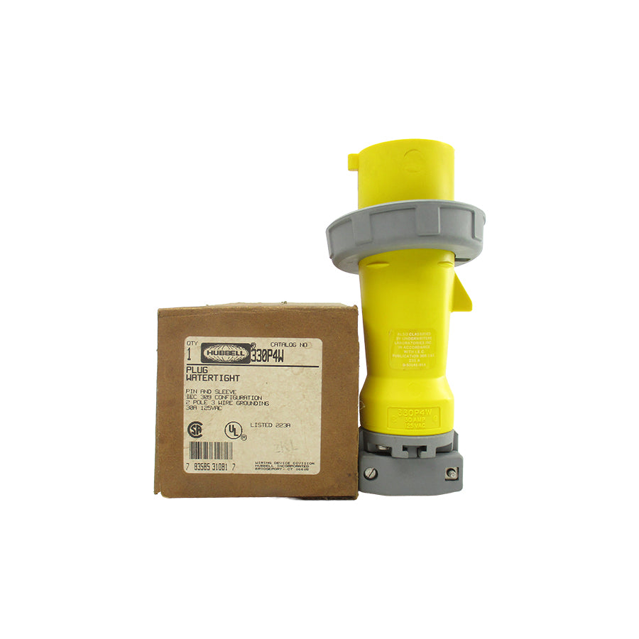 HUBBELL 330P4W 125VAC 30A NSMP