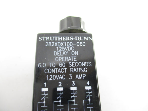 STRUTHERS-DUNN 282XDX100-060 125VDC 6.0-60S UNMP