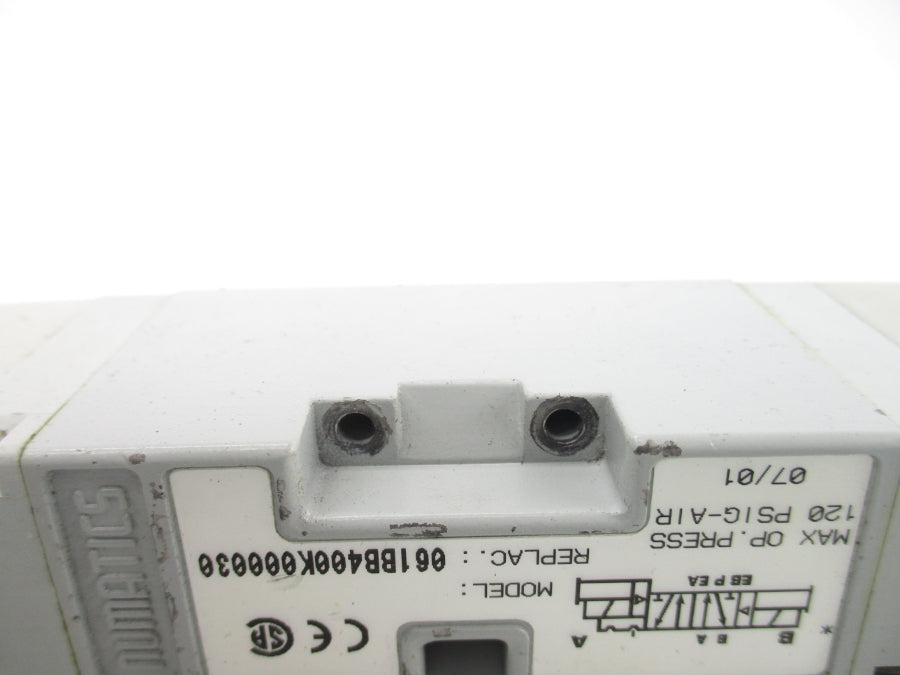 NUMATICS 061BB400K000030 110-120V 120PSI UNMP