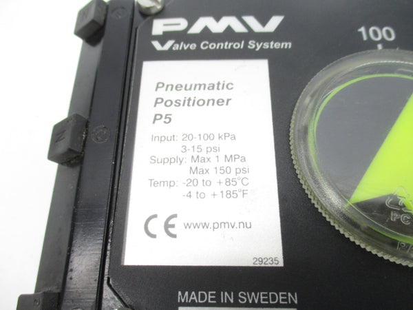 PMV P5 3-15PSI UNMP