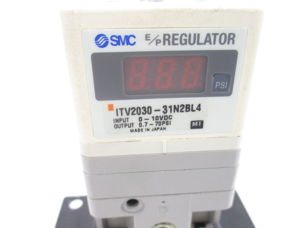 SMC ITV2030-31N2BL4 0-10VDC 0.7-70PSI UNMP